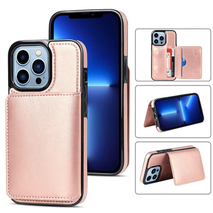 Stevvex leather wallet phone case in pink brown with 3 card slots for iPhone models on Tampa Home & Garden Store
