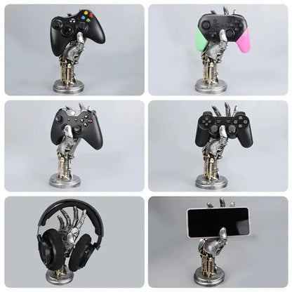 Cyberpunk Controller Stand Resin Holder for PS5 PS4 Xbox Switch Gamepad Display