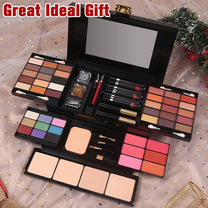 Color Spirit professional makeup kit by Silcy Skin with palettes and brushes in a black case on Tampa Home & Garden Store