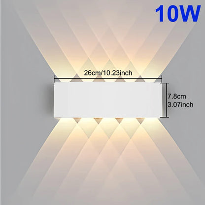 LED Outdoor Waterproof Wall Light – Porch Yard Walkway Lamp for Indoor & Garden