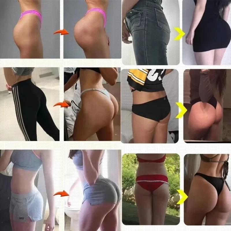 Garlic Buttock Enlargement Essential Oil by Silcy Skin collage of twelve before/after lifts on Tampa Home & Garden Store