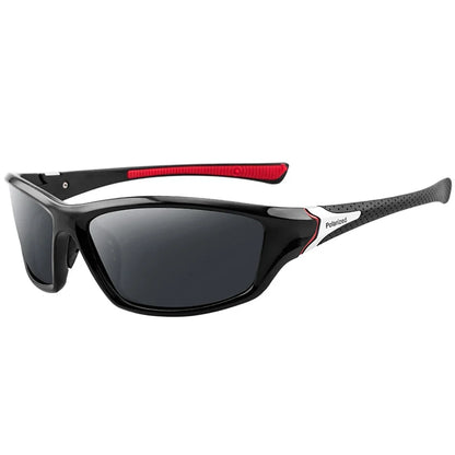 Polarized sunglasses BikerZoneZ black plastic frame UV400 for outdoor sports performance on Tampa Home & Garden Store