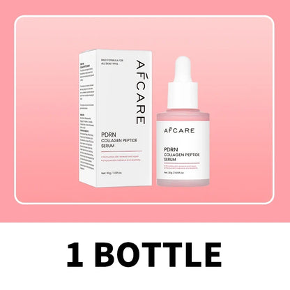 Collagen Peptide Facial Serum bottle with dropper beside white box on pink backdrop Silcy Skin on Tampa Home & Garden Store