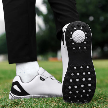 Golf Shoes EstaliosFit unisex anti-slip outdoor footwear with studded black sole on Tampa Home & Garden Store