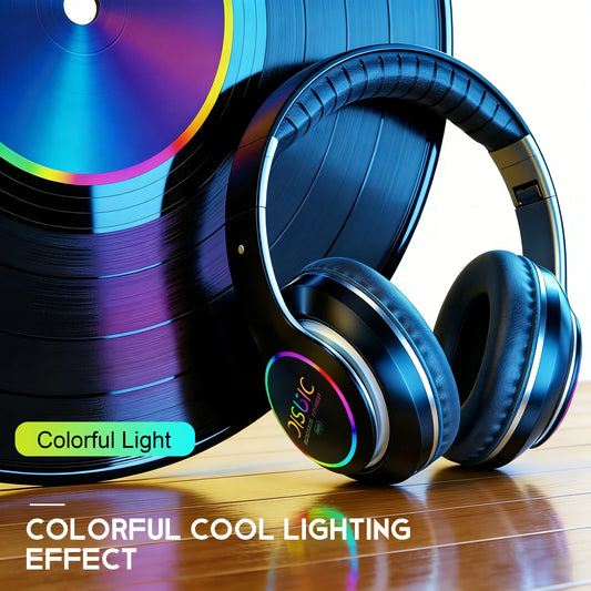 FLIPSTYLEZLLC wireless Bluetooth 5.0 HiFi on-ear headphones foldable blue low-latency on Tampa Home & Garden Store