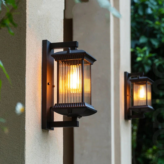 Outdoor Waterproof Metal Wall Lamp AC90-260V Exterior Porch Garden Villa Light - Tampa Home & Garden Store