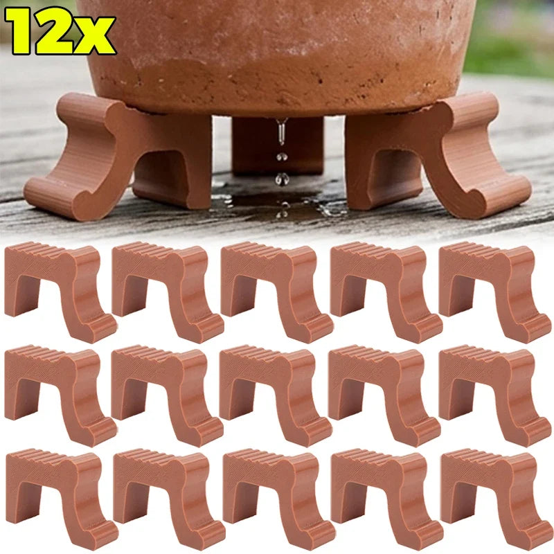 Printed Flower Pot Feet for Indoor and Outdoor