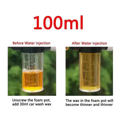 Portable Water Hose Nozzle with Foam Lance