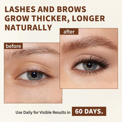 USAD Organic Castor Oil for lash and brow growth before and after brows and lashes on Tampa Home & Garden Store
