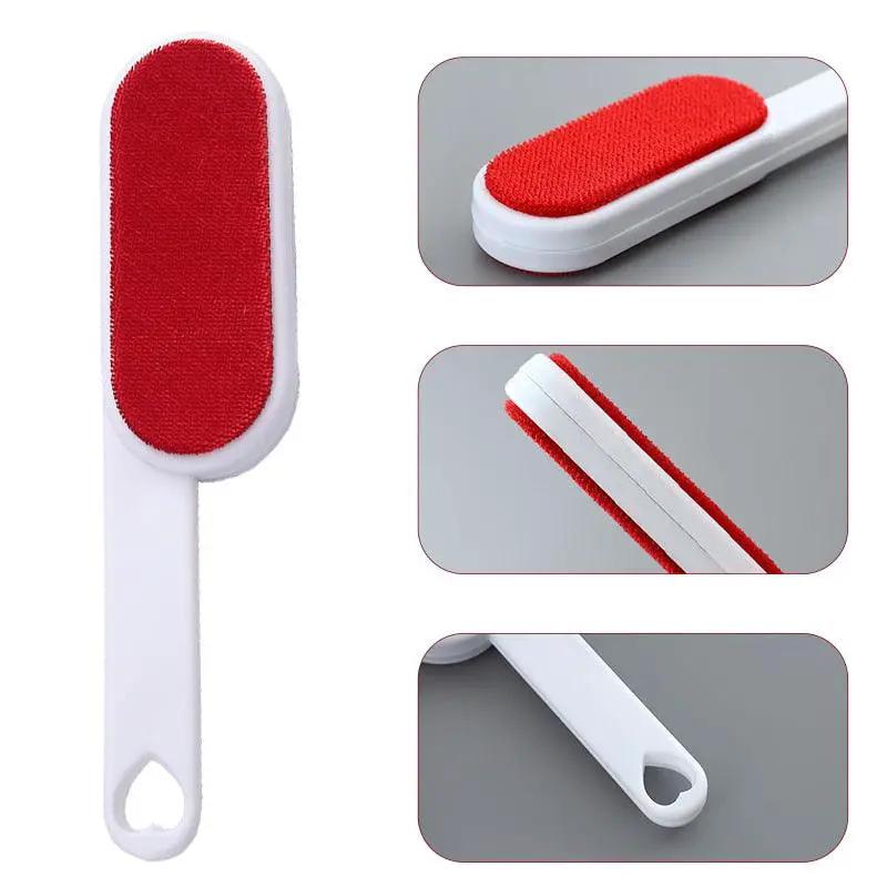Pet Hair Remover Brush With Self Cleaning Base