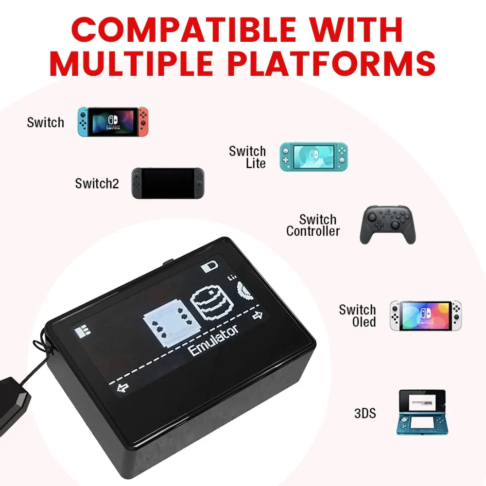 NFC Simulator Pixl Emulator iNFC OLED Bluetooth emulator for Switch2/3DS/Wii U by FLIPSTYLEZLLC on Tampa Home & Garden Store