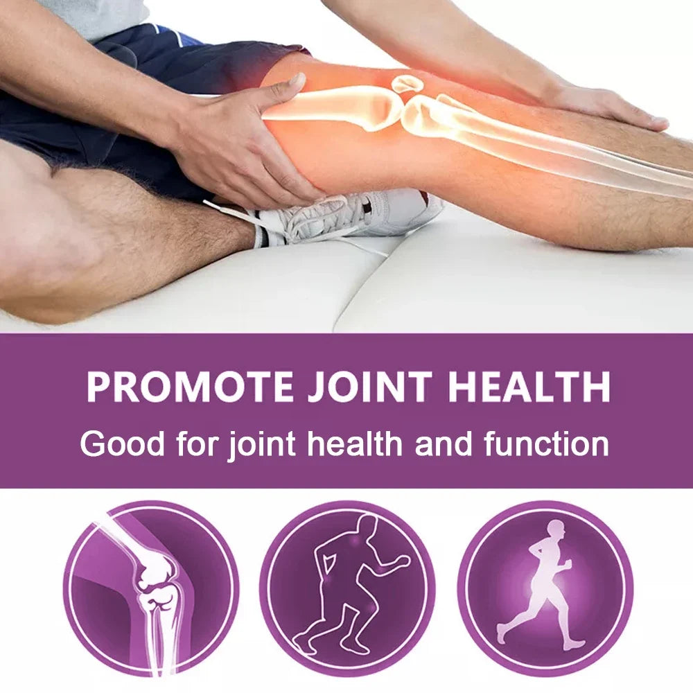 Collagen capsules for joints by Silcy Skin, hydrolyzed collagen I II III V X, knee image on Tampa Home & Garden Store