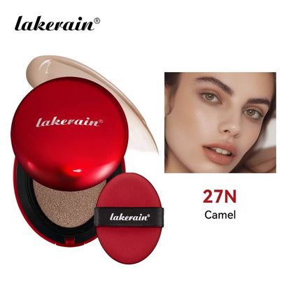 Lakerain cushion foundation compact 27N Camel with red case and puff on Tampa Home & Garden Store