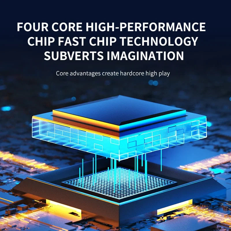 G90 handheld game console concept graphic with blue-orange silicon chip, UpTrend Deals on Tampa Home & Garden Store