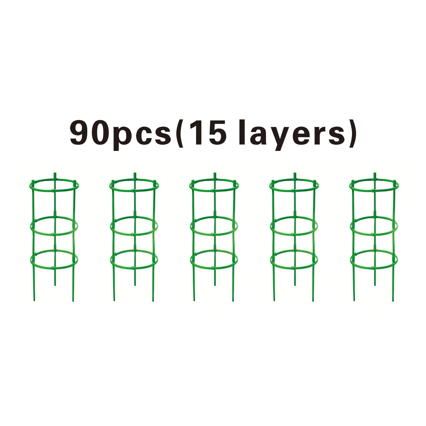 Lightweight Green Plant Climbing Frame and Grid