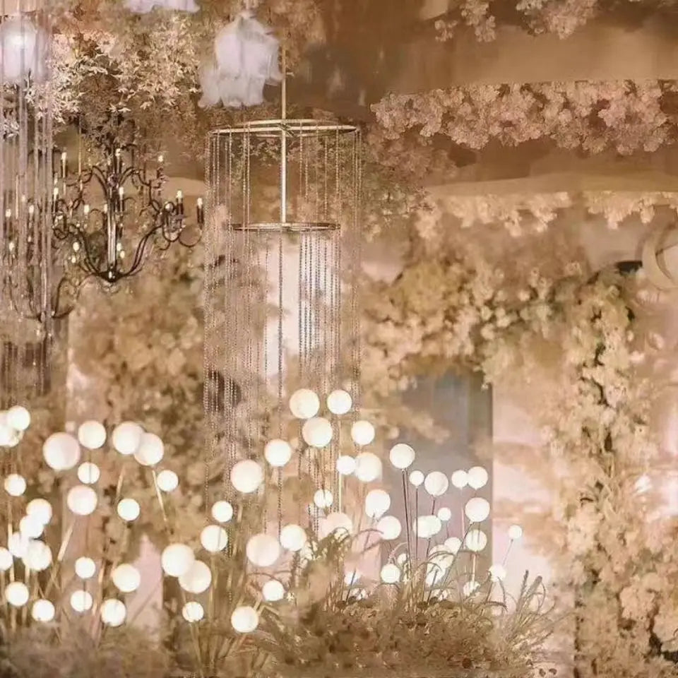 DecorBites LED Apple Tree Ball Lights with warm white globes on stem clusters for weddings on Tampa Home & Garden Store