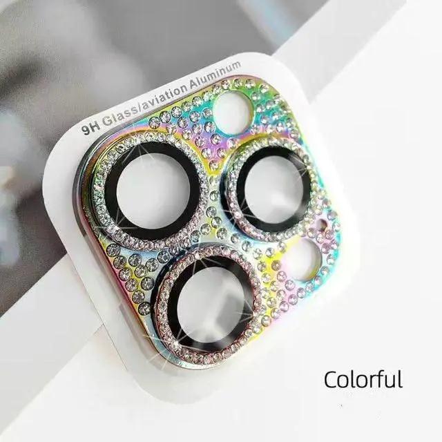 Diamond Metal Camera Lens Protector for IPhone