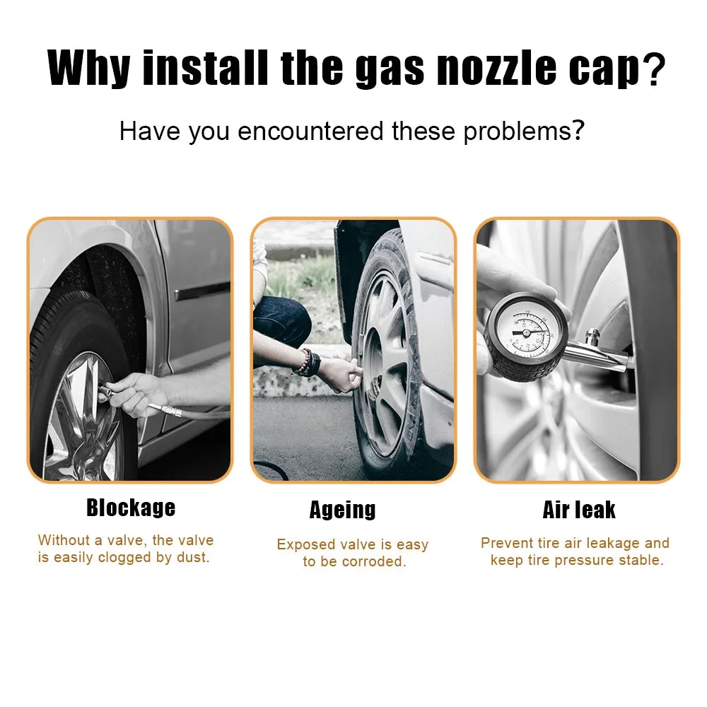 4PCS Skull Valve Stem Caps by BikerZoneZ valvecaps for car tires on Tampa Home & Garden Store
