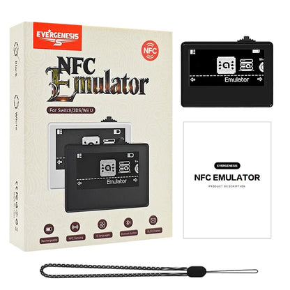 FLIPSTYLEZLLC NFC Emulator handheld device, black display unit with box, manual, and lanyard on Tampa Home & Garden Store