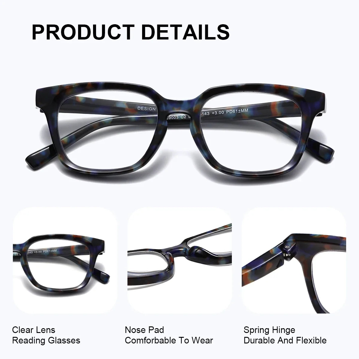 BARCUR Reading Glasses with tortoiseshell frame and blue light blocking lenses Stevvex on Tampa Home & Garden Store