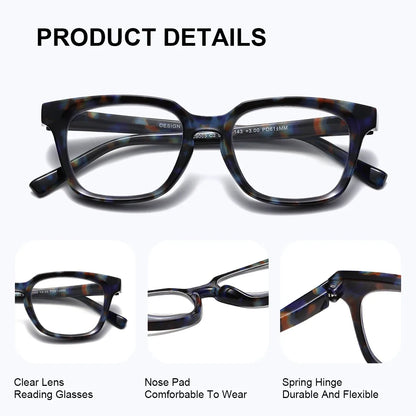 BARCUR Reading Glasses with tortoiseshell frame and blue light blocking lenses Stevvex on Tampa Home & Garden Store