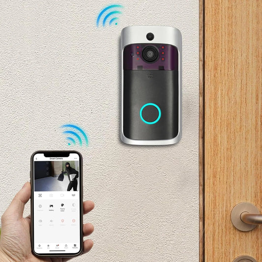 Smart WiFi Video Doorbell Camera Night Vision Motion Sensor Voice Control - Tampa Home & Garden Store