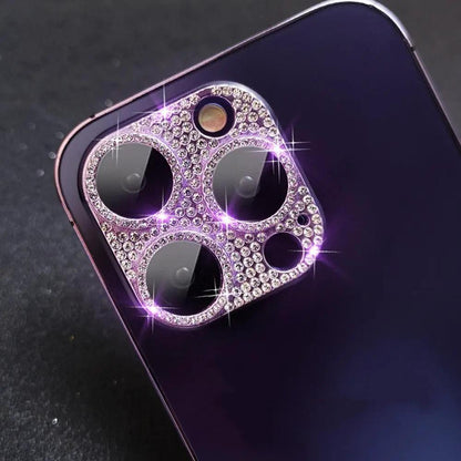 Diamond Metal Camera Lens Protector for IPhone