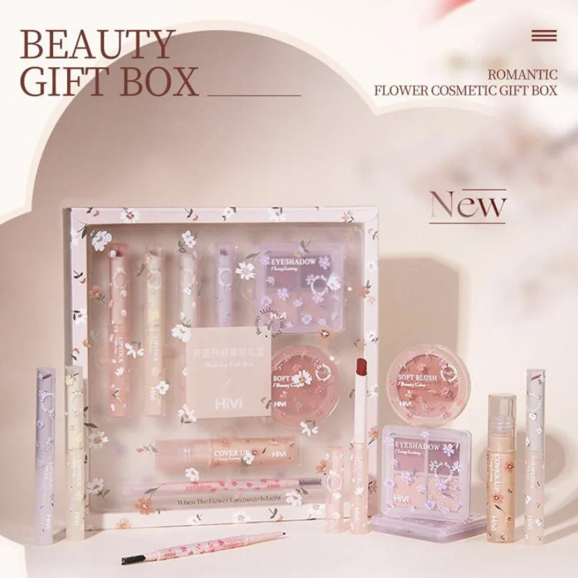 Makeup kit full set 8Pcs lipsticks with long-wear formula, Silcy Skin beauty gift box on Tampa Home & Garden Store