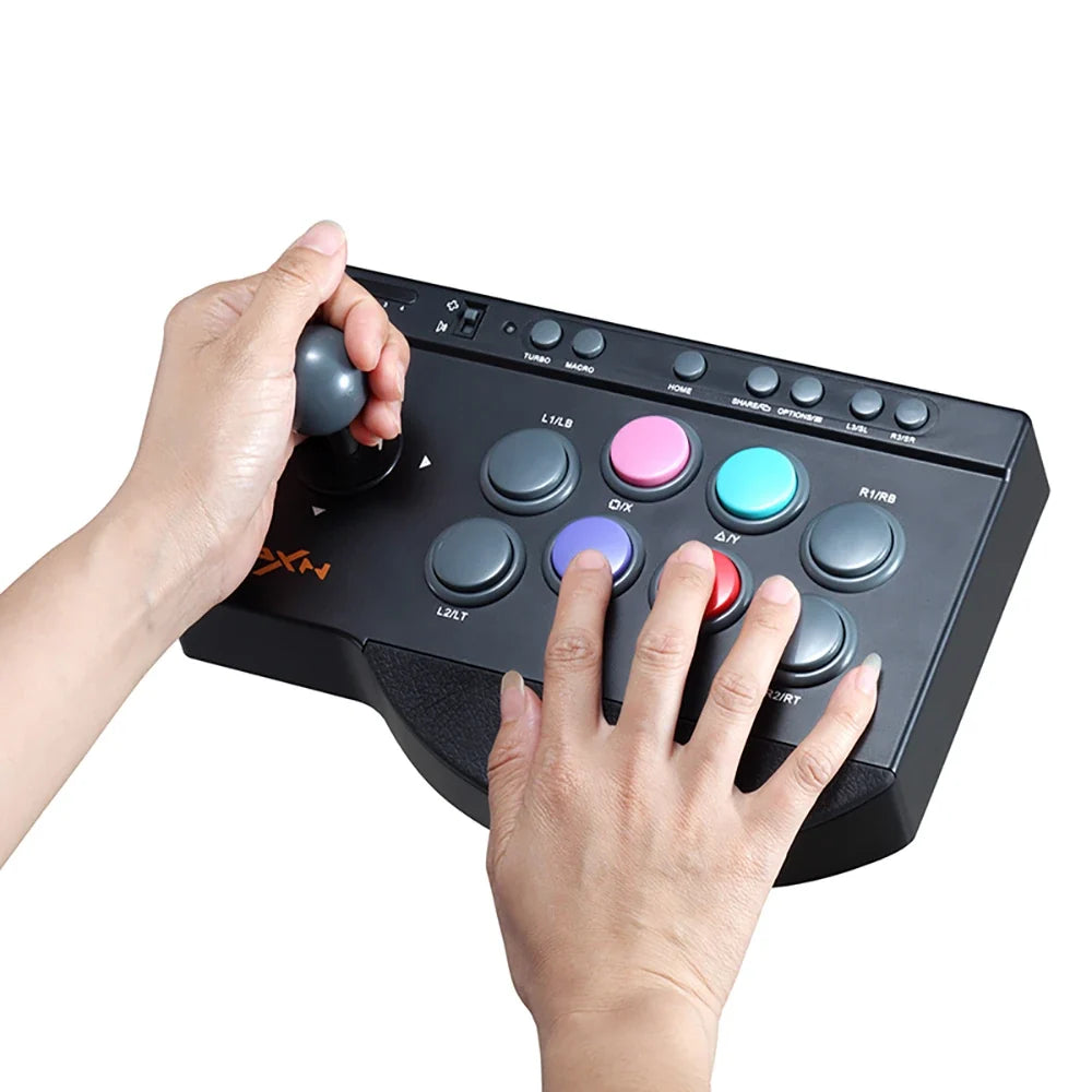 PXN 0082 wired arcade joystick with buttons, USB PS3/PS4/Switch/PC/Android/XBOX compatible on Tampa Home & Garden Store