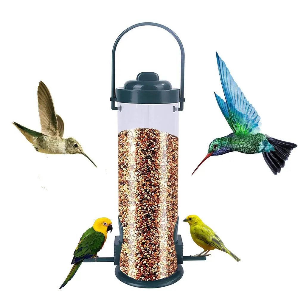 Automatic Foot Bird Feeder and Garden Accessory