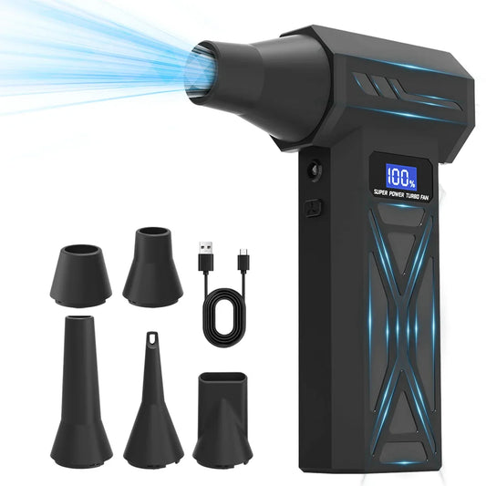 P70 Air Duster 110000RPM Turbo Blower – Cordless Compressed Air Cleaner with LED - Tampa Home & Garden Store