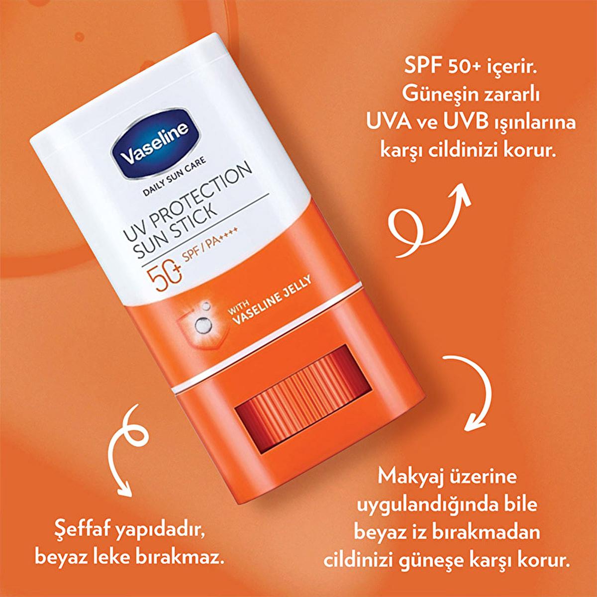 Vaseline UV Protection Sun Stick SPF 50+ watermelon scent sunscreen for face & body on Tampa Home & Garden Store