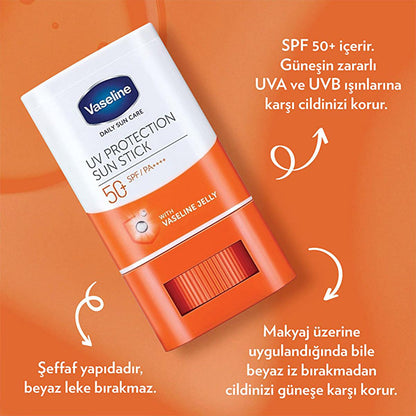 Vaseline UV Protection Sun Stick SPF 50+ watermelon scent sunscreen for face & body on Tampa Home & Garden Store