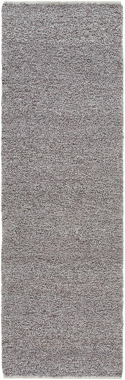 Kamil Gray Solid Area Rug by Boutique Rugs, soft shaggy gray texture on Tampa Home & Garden Store