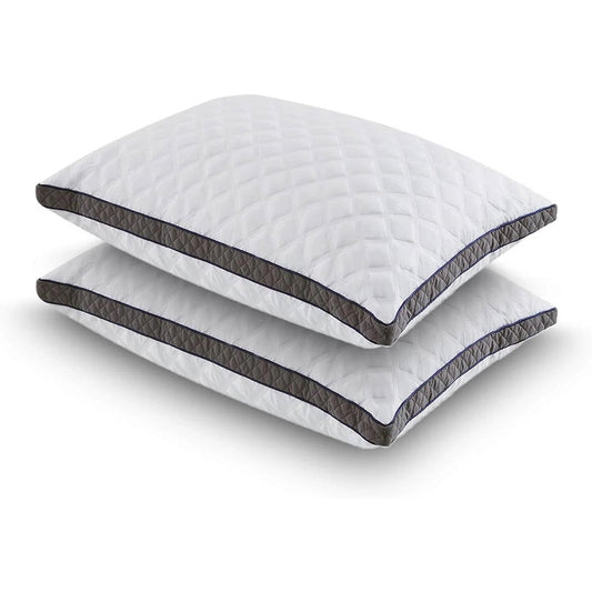Set of 2 Standard Shredded Memory Foam Polyester Pillow with Removeable Cover - Tampa Home & Garden Store