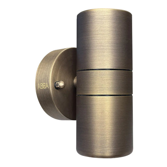 SCB05 LED cylindre haut vers le bas lumière 2 éclairage d'applique en laiton directionnel