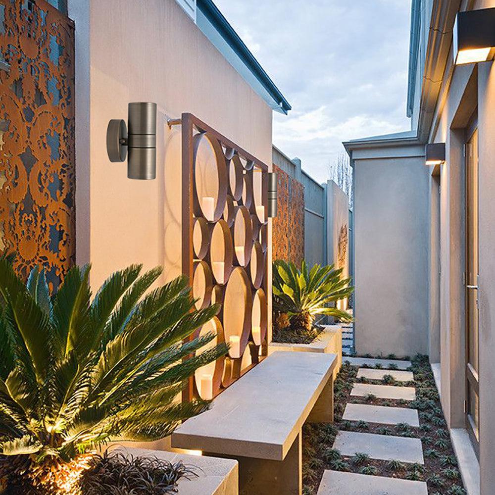 SCB05 LED cylindre haut vers le bas lumière 2 éclairage d'applique en laiton directionnel