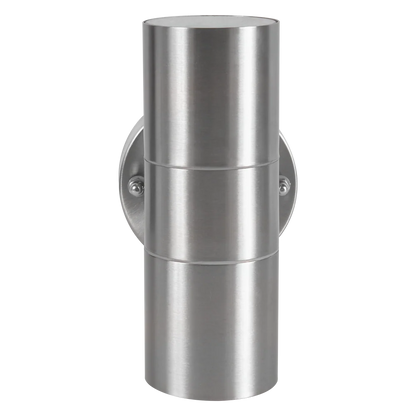 Aplique de luz LED de acero inoxidable SCS06 con forma de cilindro, de arriba a abajo, bidireccional