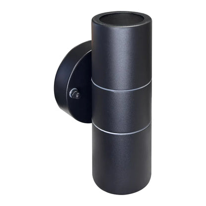 Aplique de luz LED de acero inoxidable SCS06 con forma de cilindro, de arriba a abajo, bidireccional