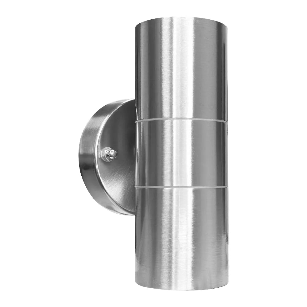 Aplique de luz LED de acero inoxidable SCS06 con forma de cilindro, de arriba a abajo, bidireccional