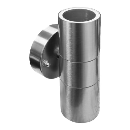 Aplique de luz LED de acero inoxidable SCS06 con forma de cilindro, de arriba a abajo, bidireccional