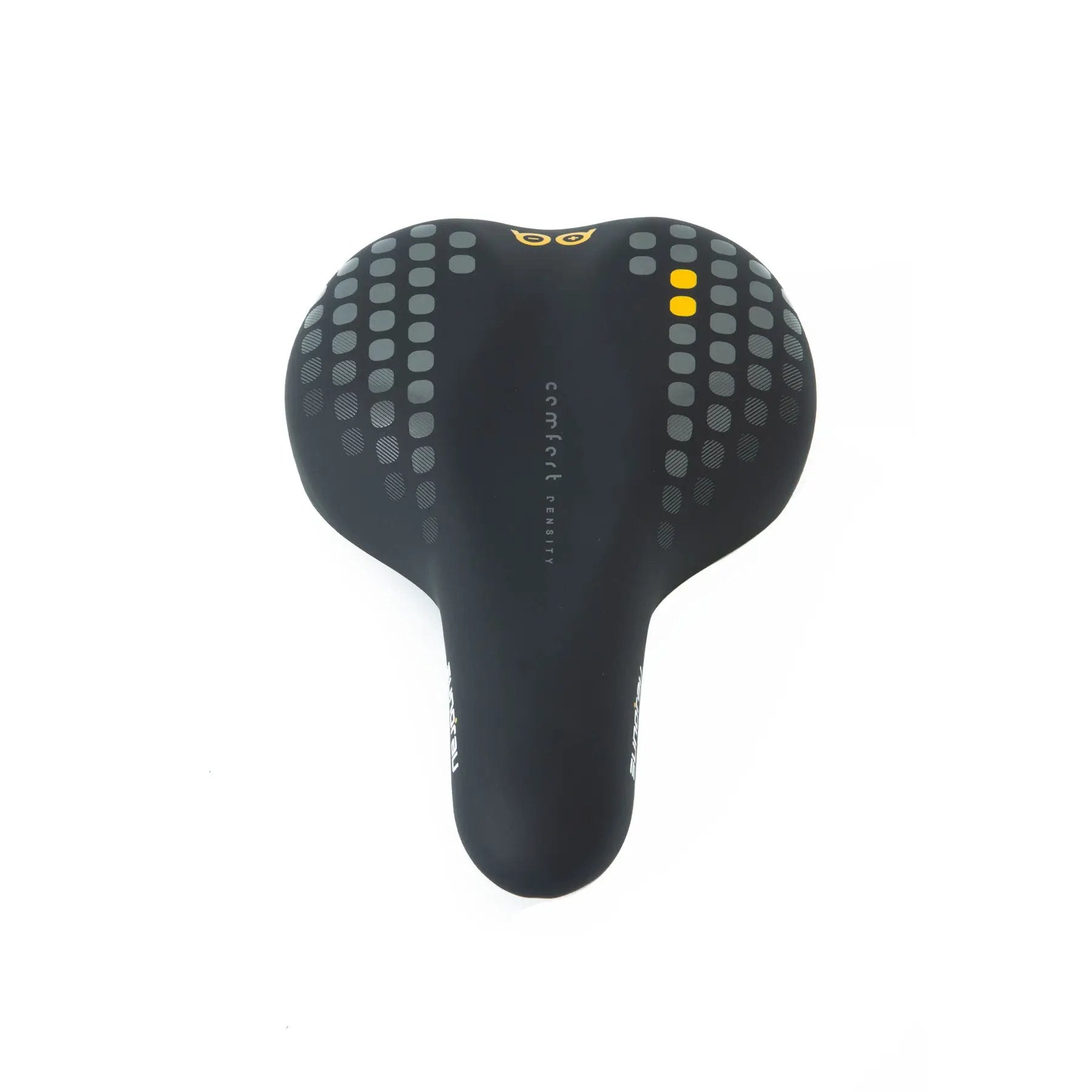 EUNORAU C7 saddle, black with gray dotted pattern, lightweight cycling bicycle seat on Tampa Home & Garden Store