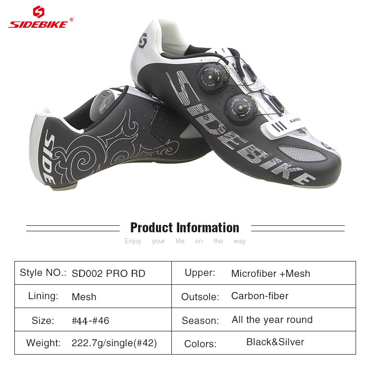 SD002 PRO RD Shoes- Black&Sliver - Tampa Home & Garden Store