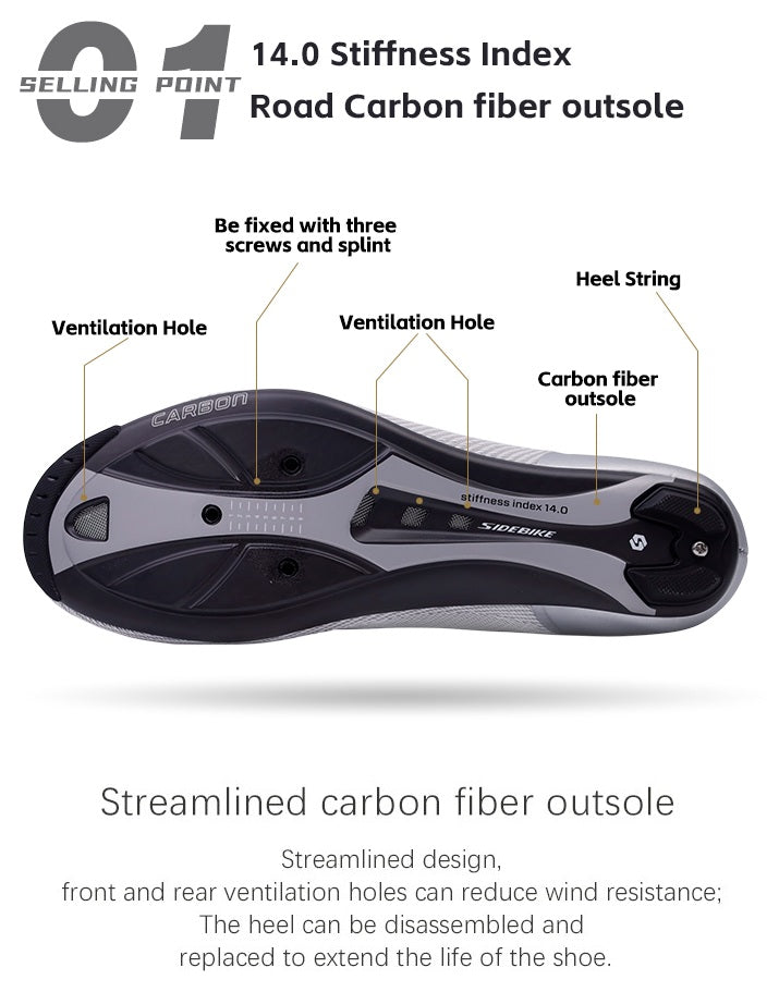 SD018 PRO Road Shoes - Tampa Home & Garden Store