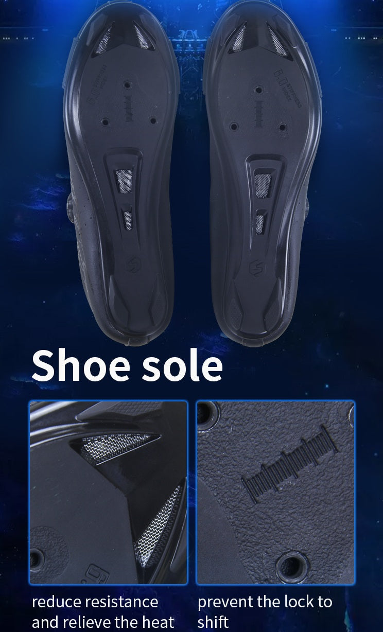 SD019 MTB/Road Bike Shoes-Black - Tampa Home & Garden Store
