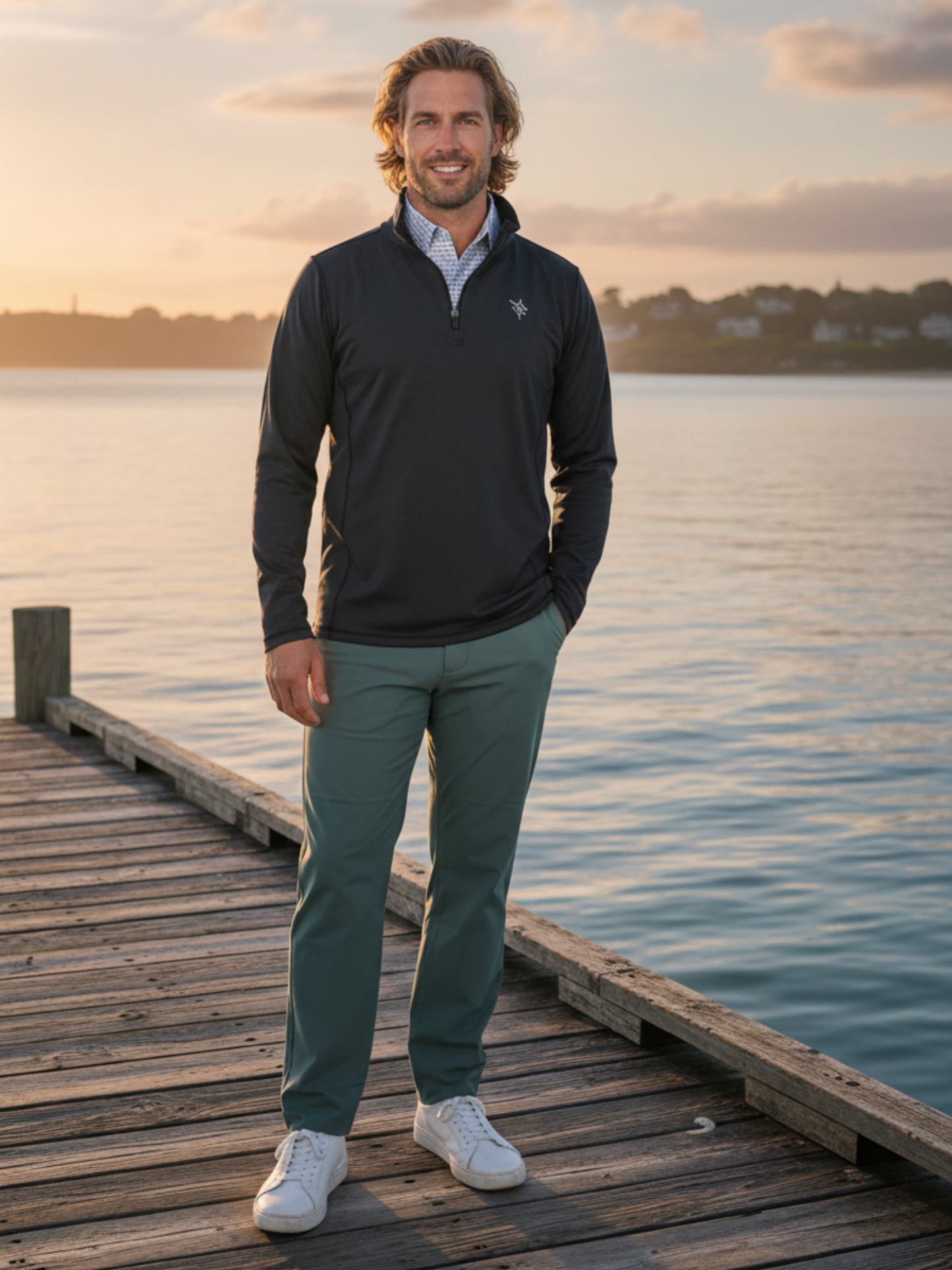 Seaport Pants White Water Life sage green men's outdoor pants on Tampa Home & Garden Store