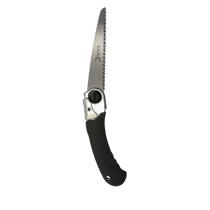 Zenport Pocket Boy Folding Pruning Saw 5-inch with black handle and serrated blade on Tampa Home & Garden Store