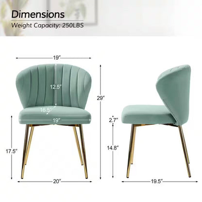 Sillón auxiliar tapizado en terciopelo verde salvia con patas de metal dorado