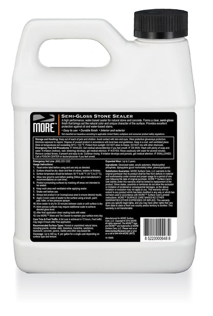 MORE® Semi-Gloss Stone Sealer