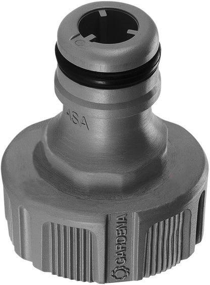 Gardena faucet quick adapter for garden hose gray metal quick-connect coupler on Tampa Home & Garden Store